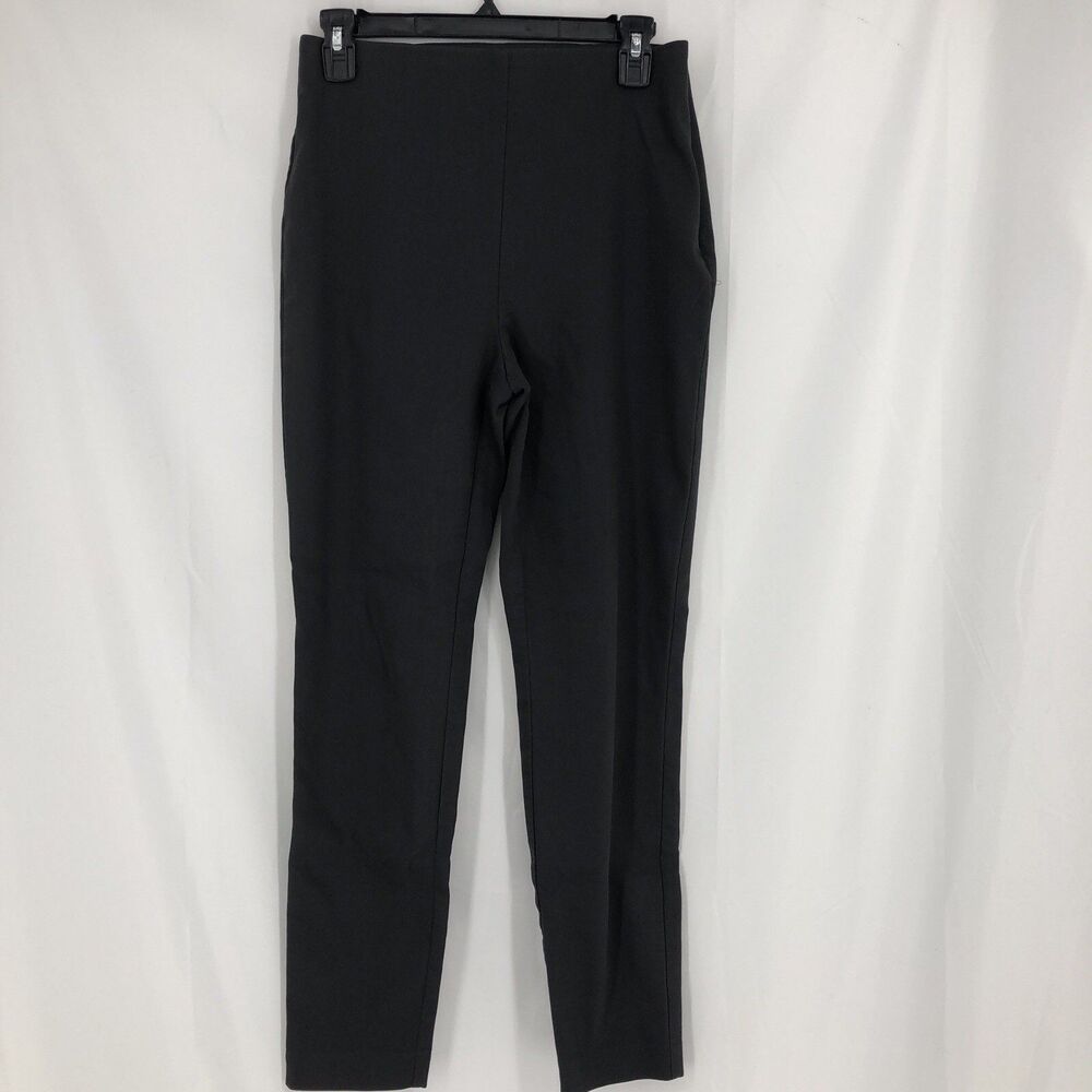 LOFT Women’s Black Dress Pants Skinny Leg High Rise Flat Front Solid Size 6